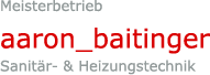 Aaron Baitinger Sanitär & Heizungtechnik