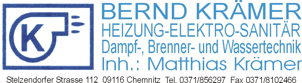 Bernd Krämer Heizung - Elektro - Sanitär Inh.: M. Krämer