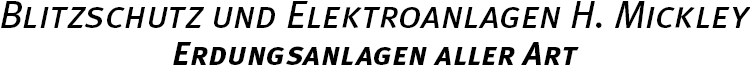 Blitzschutz- und Elektroanlagen Henryk Mickley