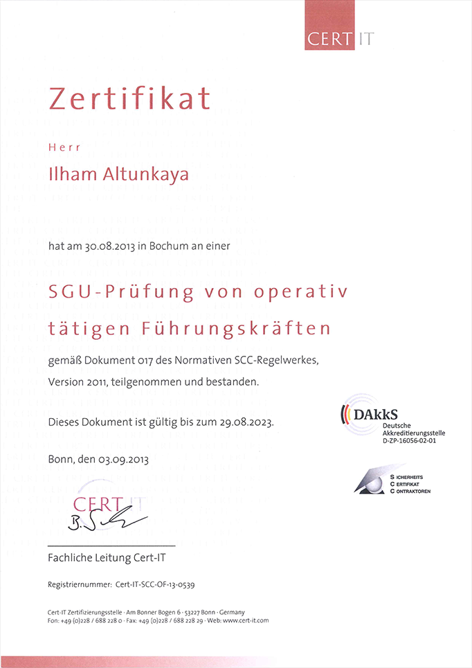 Ilham Altunkaya Elektrotechnikerhandwerk