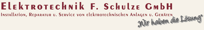 Elektrotechnik F. Schulze GmbH