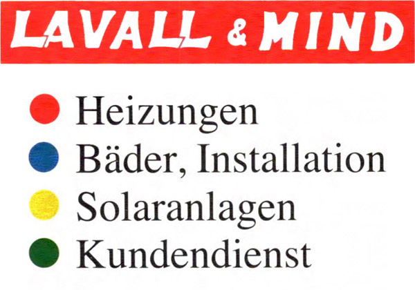 LAVALL & MIND Heizung u. Sanitär, Gesell- schaft mbH