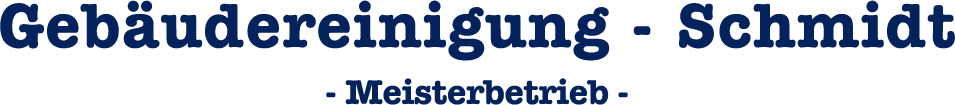 Schmidt Gebäudereingung